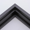 1-3/4 " Deep Kyoto Black Stepped Canvas Floater