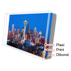 Seattle Face Mounting Prints On PlexiGlass