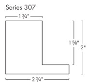 This large frame features a  1-5/8 depth and Bordeaux 1-3/4 " wide profile. This classic frame will modernize any space.