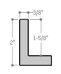 Classic 1-1/2 " floater frame. This frame is a solid ivory black with a matte finish. A horizontal wood grain pattern is visible in any light and viewing angle.